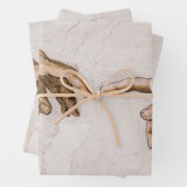 ミケランジェロによる父とアダムの神の手 ラッピングペーパーシート (インサイチュ)