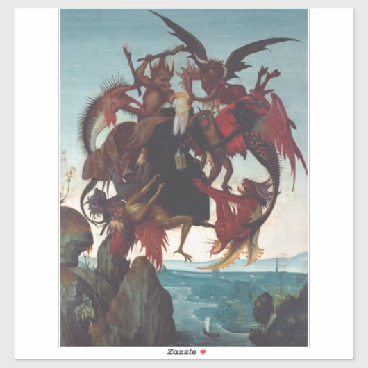 ミケランジェロによる聖アンソニーの誘惑 シール (シート)