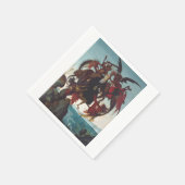 ミケランジェロによる聖アンソニーの誘惑 スタンダードカクテルナプキン (角)