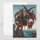 ミケランジェロによる『聖アントニーの誘惑』 招待状 (正面/裏面)