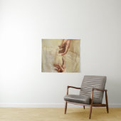 ミケランジェロのアダム・システィーナ礼拝堂の創造 タペストリー (インサイチュ(横))