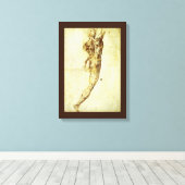 ミケランジェロのカスカイナの戦いの習作 キャンバスプリント (インサイチュ (ウッドフロア))