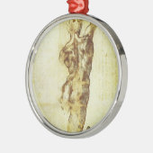 ミケランジェロのカスカイナの戦いの習作 メタルオーナメント (左)