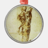 ミケランジェロのカスカイナの戦いの習作 メタルオーナメント (正面)