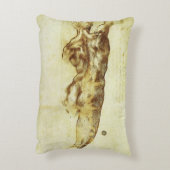 ミケランジェロのカッシナの戦いの勉強 アクセントクッション (裏面(縦))