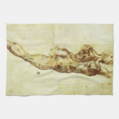 ミケランジェロのカッシナの戦いの勉強 キッチンタオル (横)