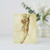 ミケランジェロのカッシナの戦いの勉強 ポストカード (スタンド正面)