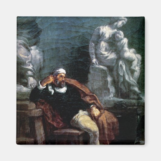 ミケランジェロのスタジオ マグネット (正面)