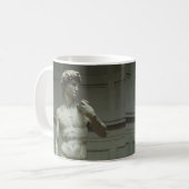 ミケランジェロのダビデ像 コーヒーマグカップ (正面左)