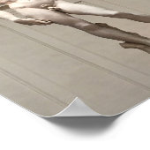 ミケランジェロのダビデ像 ポスター (角)