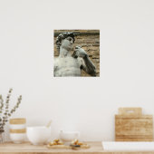 ミケランジェロのダビデ1ポスター ポスター (キッチン)