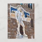 ミケランジェロのダビデ – イタリア，トスカーナ，フィレンツェ ポストカード (正面)