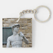 ミケランジェロのダビデ キーホルダー (裏面)