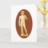 ミケランジェロのデイヴィッド カード (黄色い花)