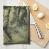 ミケランジェロのピエタforヴィットリア・コロンナ キッチンタオル (四つ折り)