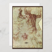 ミケランジェロのリビアシビル勉強 (正面/裏面)