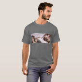 ミケランジェロのルネサンス芸術 Tシャツ (正面フル)