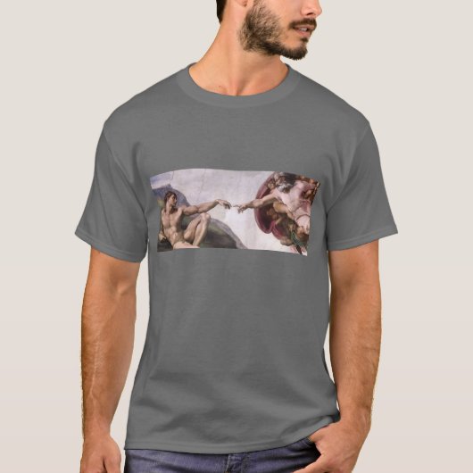 ミケランジェロのルネサンス芸術 Tシャツ (正面)