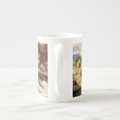 ミケランジェロの中国のマグによるアダムの作成 ボーンチャイナマグカップ (裏面)