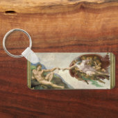 ミケランジェロの人間の創造（アダムの創造） キーホルダー (裏面)