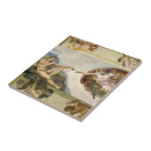 ミケランジェロの人間の創造（アダムの創造） タイル (側面)