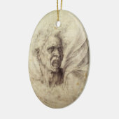 ミケランジェロの呪われた魂 セラミックオーナメント (左)