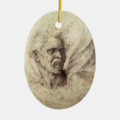 ミケランジェロの呪われた魂 セラミックオーナメント (正面)