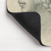 ミケランジェロの理想の女性の頭部 マウスパッド (コーナー)