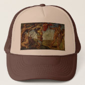 ミケランジェロの秋と追放エデンの園 キャップ (正面)