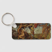 ミケランジェロの秋と追放エデンの園 キーホルダー (裏面)