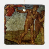 ミケランジェロの秋と追放エデンの園 セラミックオーナメント (裏面)