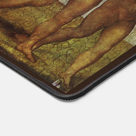 ミケランジェロの秋と追放エデンの園 デスクマット (コーナー)