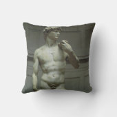 ミケランジェロの『ダビデ像』 クッション (裏面)