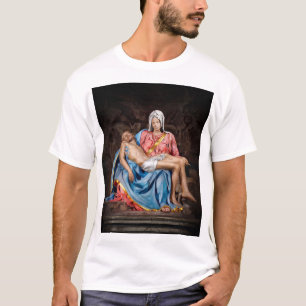 ミケランジェロの『ピエタ』(1498–1499) 神の子羊 Tシャツ