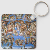 ミケランジェロの『最後の審判』 キーホルダー (裏面)
