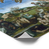 ミケランジェロの『最後の審判』 ポスター (角)