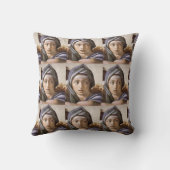 ミケランジェロのDelphic Sibylの枕 クッション (裏面)