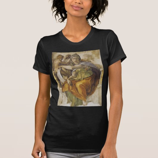 ミケランジェロのDelphic Sibyl Tシャツ (正面)