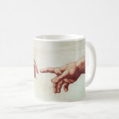 ミケランジェロはマグを渡します コーヒーマグカップ (正面右)