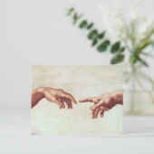 ミケランジェロは郵便はがきを渡します ポストカード (スタンド正面)