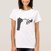 ミケランジェロキャット-背景色の選択 Tシャツ (正面)