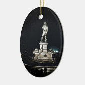 ミケランジェロスクエア セラミックオーナメント (左)