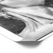 ミケランジェロスケッチ後の私の写真ポスター ポスター (角)