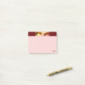 ミケランジェロハンズアートオンブルゴーニュ&バラ金ゴールド ポストイット (デスク上)