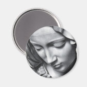 ミケランジェロピエタ詳細ヴァージンメアリー顔 マグネット (正面/裏面)