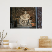 ミケランジェロピエタ – バチカン ポスター (キッチン)