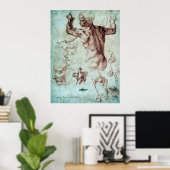 ミケランジェロブオナロティ勉強ズfor Rivian Sibyl ポスター (ホームオフィス)