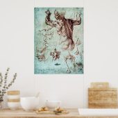 ミケランジェロブオナロティ勉強ズfor Rivian Sibyl ポスター (キッチン)