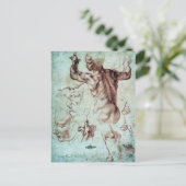 ミケランジェロブオナロティ勉強ズfor Rivian Sibyl ポストカード (スタンド正面)