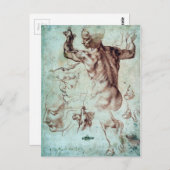 ミケランジェロブオナロティ勉強ズfor Rivian Sibyl ポストカード (正面/裏面)